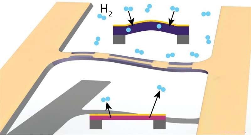 Controlling Quantum Materials with Hydrogen Gas Actuation