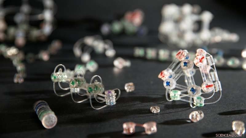 Magnet-Driven Self-Assembling System Replicates DNA Binding for Advanced Research