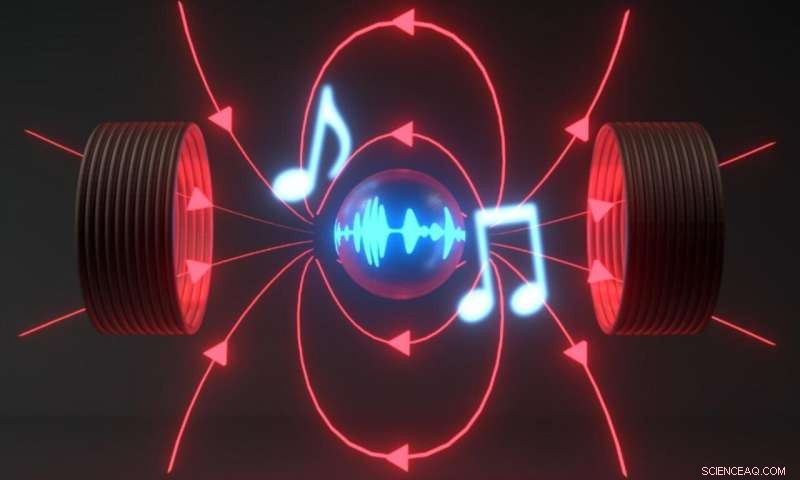 Sound‑Based Cooling of Magnetic Nanoparticles Reveals Quantum Behavior