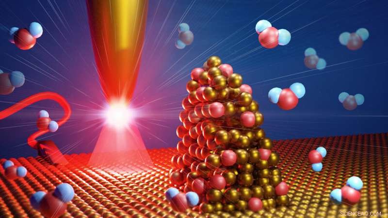 Nanometer-Scale Study Reveals Highly Efficient Water Splitting