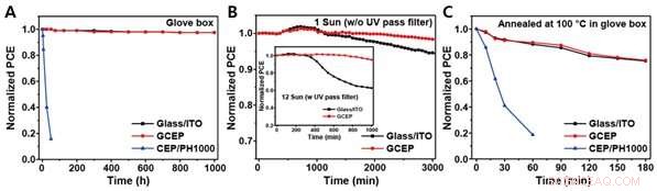 Graphene‑Armored Electrodes: Boosting Stability and Performance in Perovskite Solar Cells