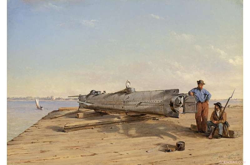 H.L. Hunley Submarine Tragedy: Crew Perishes During First Combat Attack