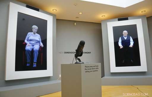 Virtual Interviews with Holocaust Survivors: New Museum Exhibit
