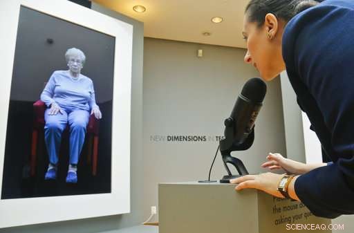 Virtual Interviews with Holocaust Survivors: New Museum Exhibit