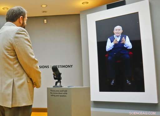 Virtual Interviews with Holocaust Survivors: New Museum Exhibit