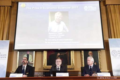 Richard Thaler Awarded 2017 Nobel Prize for Pioneering Work in Behavioral Economics