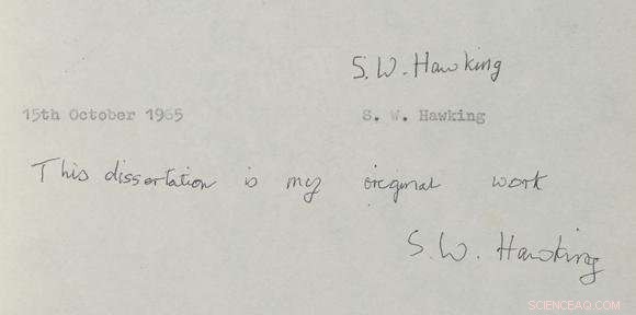 Stephen Hawking’s PhD Thesis Now Online: Explore His 1966 Research