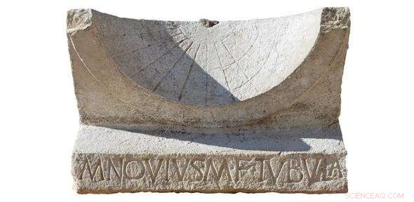 Archaeologists Unearth Rare 2,000-Year-Old Sundial at Roman Theatre Site Near Monte Cassino