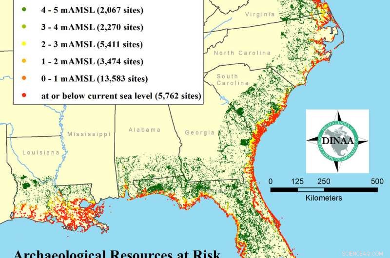 Sea‑Level Rise Threatens 13,000 Archaeological Sites in the Southeast US—Urgent Action Needed