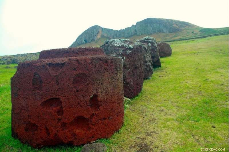 Easter Island s Cooperative Society Revealed by Analysis of Giant Stone Hats