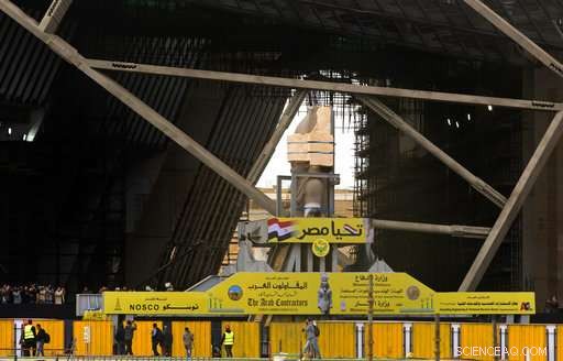 Egypt Unveils Ramses II Colossus in Grand Egyptian Museum Atrium