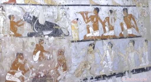 Egypt Uncovers 4,400-Year-Old Tomb Near Cairo’s Pyramids