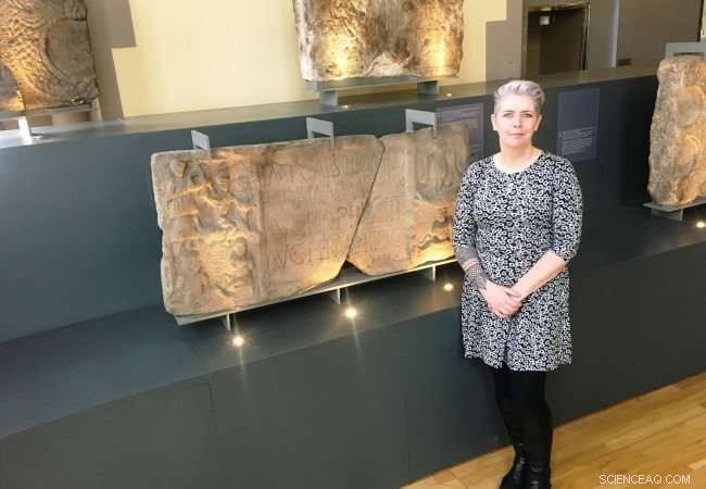 New Study Reveals Vibrant Red and Yellow Paint on Roman Antonine Wall