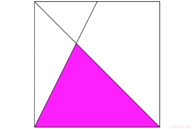Viral Math Puzzle: Solve the Intriguing Pink Triangle Inside a Square