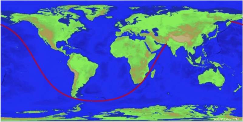 Scientists Map Earth s Longest Straight‑Line Sailing Route Using New Algorithm