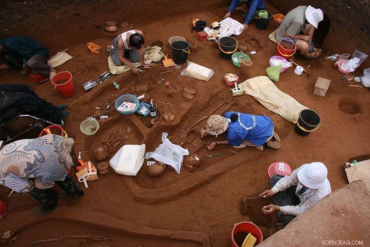 First Whole-Genome Analysis of Ancient Southeast Asian DNA Reveals Three Migration Waves
