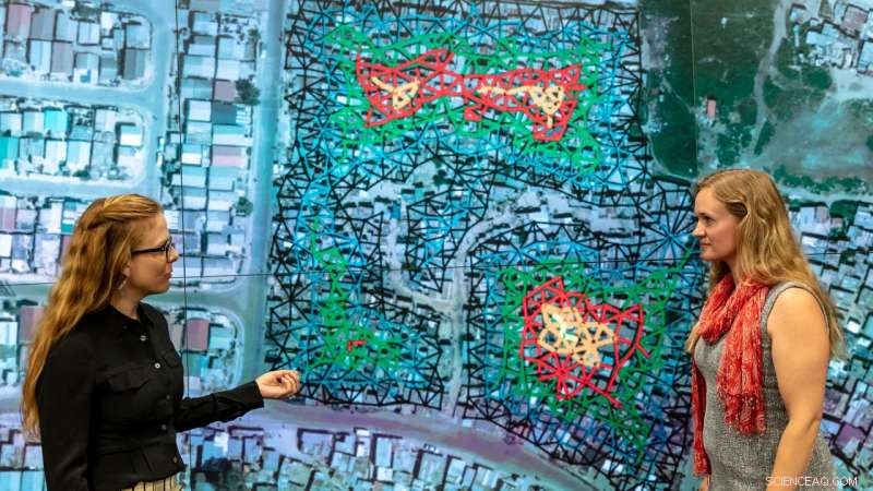 Mathematics Improves Resource Access in Unstructured Urban Areas