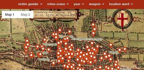 Medieval London Murder Map Pinpoints the City’s Most Dangerous Streets