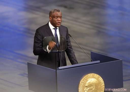 Nobel Peace laureates urge global action to end sexual violence