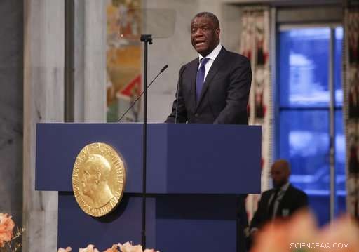 Nobel Peace laureates urge global action to end sexual violence