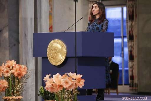 Nobel Peace laureates urge global action to end sexual violence
