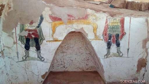 Roman-Period Tombs Unearthed in Egypt s Western Desert, Revealing Vibrant Funeral Art