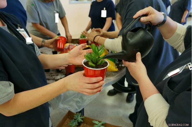 One-Hour Planting Party Boosts Spirits and Builds Skills for Women in Prison