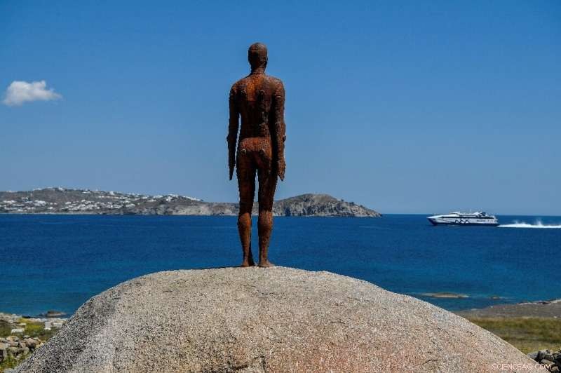 Antony Gormley Unites Modern Sculpture with Ancient Greece at Delos Island Exhibition