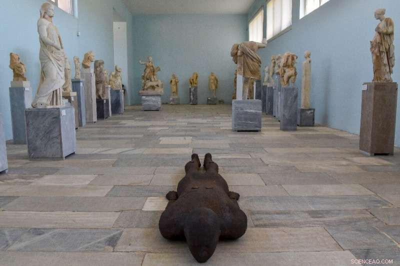 Antony Gormley Unites Modern Sculpture with Ancient Greece at Delos Island Exhibition