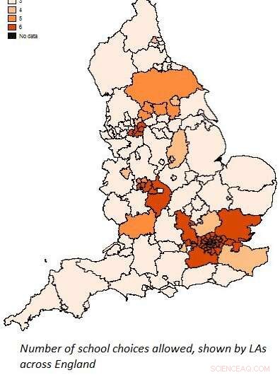 Unequal School Choice Options Undermine Fairness for Families in Low-Choice Areas