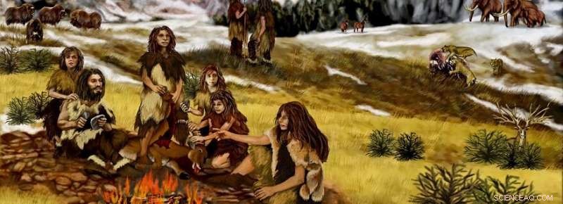Computer Simulations Uncover Neanderthal Living Patterns and Family Sizes