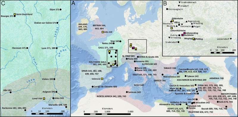 Genome Analysis Traces the Spread and Evolution of the Roman-era Pandemic
