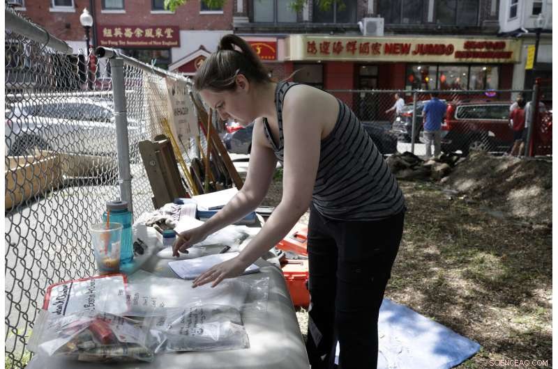 Boston Chinatown Dig Uncovers 1980s Cassette, Toy Dinosaur – Excavation Ends Early