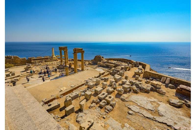 Greek temple ruins reveal lifting machines 150 years older than believed