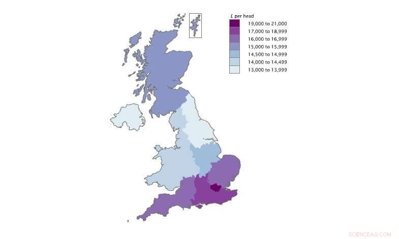 UK’s Regional Inequality Exceeds All Other Wealthy Nations