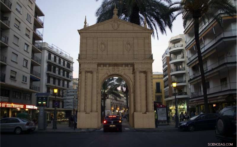 Seville s Lost Puerta de Triana Gate Reconstructed by University Architects