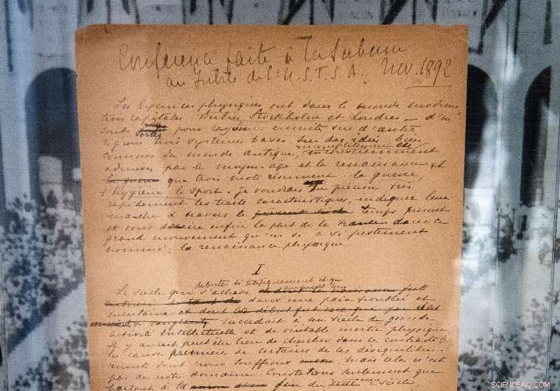 Rare Original Olympic Manifesto to Be Auctioned in New York