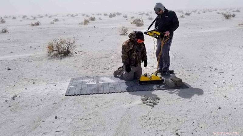 Pleistocene Ghost Footprints Uncovered at White Sands Using Advanced Radar