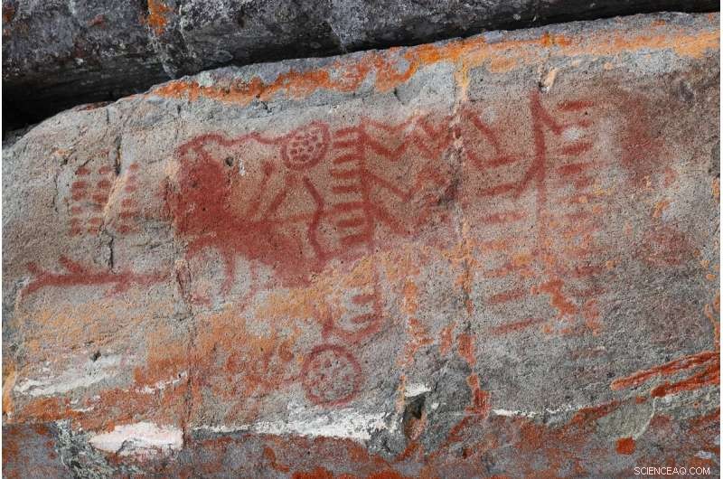 Modern Techniques Reveal Ochre s Secrets in Ancient Rock Art
