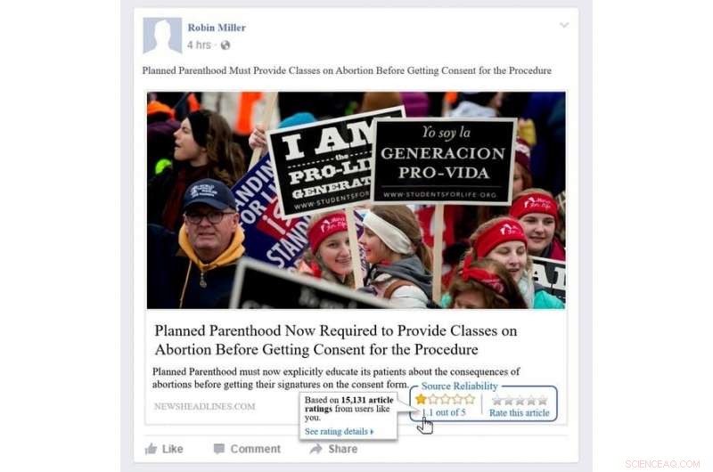 Rate News Sources to Combat the Spread of Misinformation