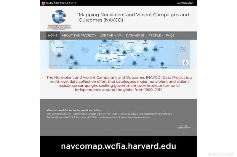 Global Interactive Map Confirms Nonviolent Uprisings Achieve More Success Than Violent Campaigns