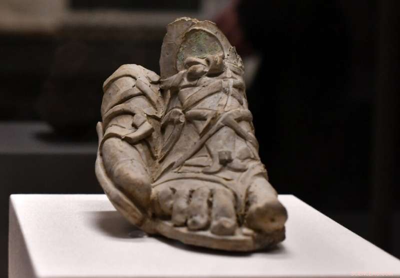 Ancient Footwear Unveiled: Iconic Roman Sandals on Display at Florence s Pitti Palace