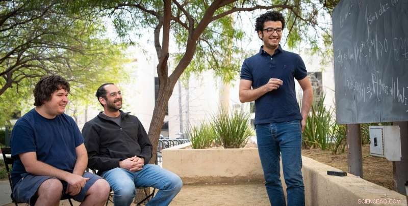 Math Professor and Students Embark on a Random Walk Adventure