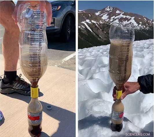 Altitude’s Effect on the Classic Mentos‑Soda Geyser Experiment