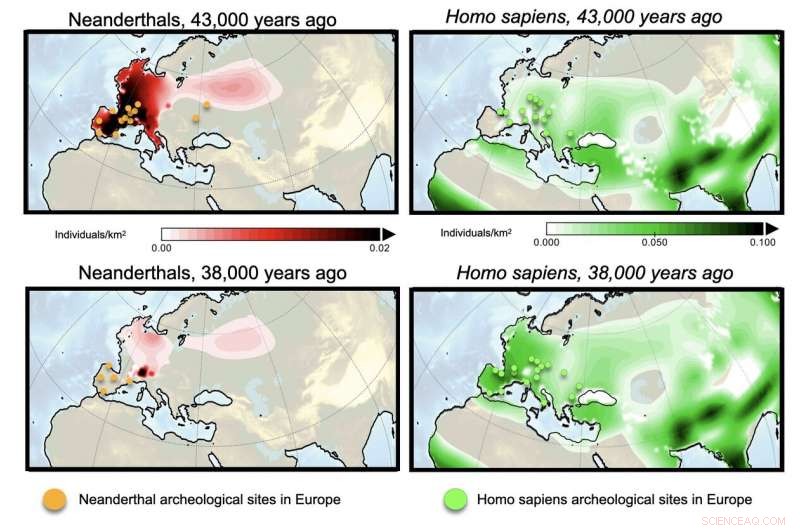 Supercomputer Simulations Identify Key Factors Behind Neanderthal Extinction
