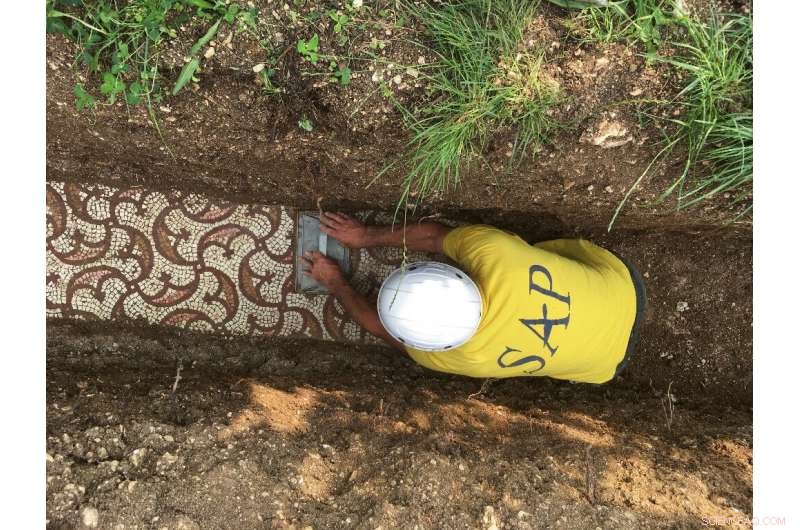 Italian Archaeologists Discover Pristine Roman Mosaic After 100 Years of Search