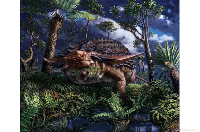 Scientists Uncover the Final Meal of a Massive Armored Dinosaur