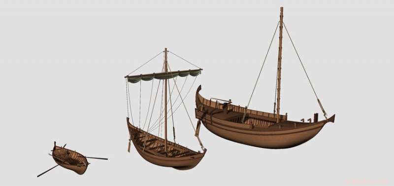 Unveiling Rome s Ancient Harbor: 3D Reconstructions of Three Historic Boats
