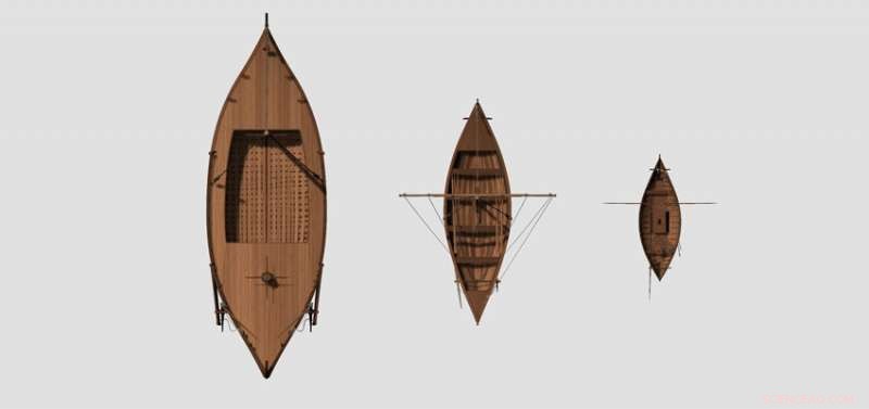Unveiling Rome s Ancient Harbor: 3D Reconstructions of Three Historic Boats