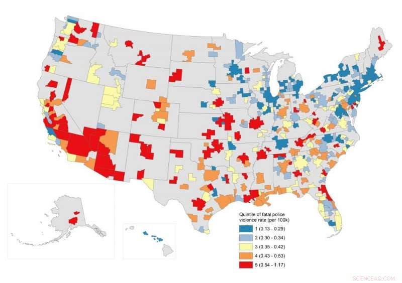 Police-Related Fatalities Reveal Significant Racial Disparities Across U.S. Metropolitan Areas